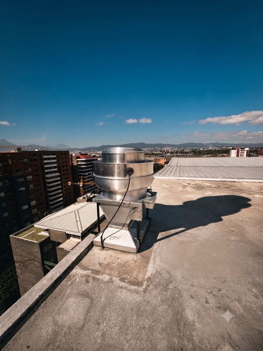 Campana de extracción instalada
