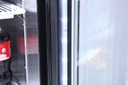 Refrigerador vertical con puertas de vidrio frontales con compresor Embraco
