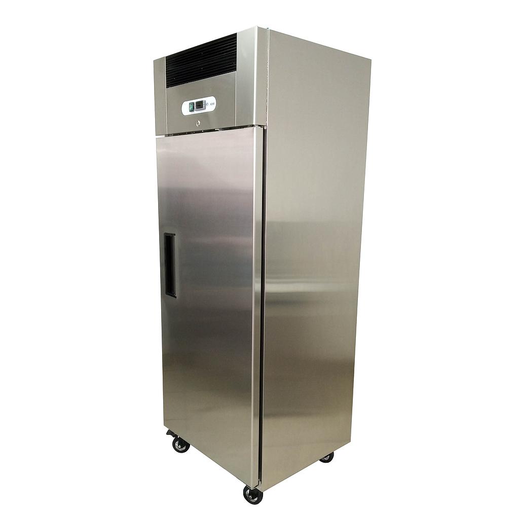 Refrigerador vertical en acero inoxidable