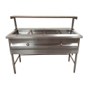 Mesa caliente a gas de 4 compartimientos