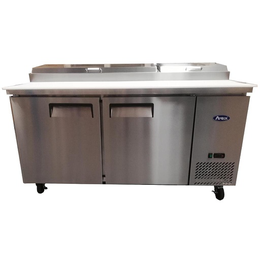 Mesa fría para preparación de pizza