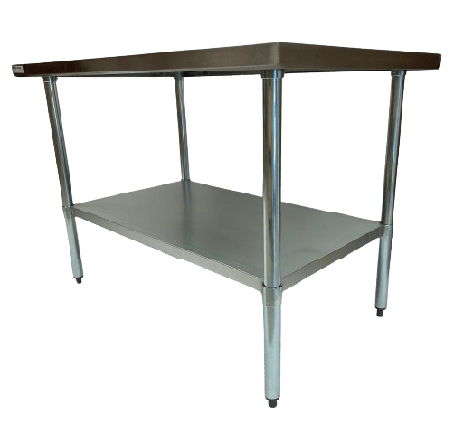 Mesa de trabajo importada en acero inoxidable MRTW